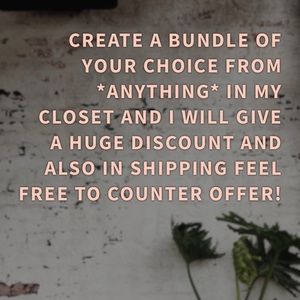 MAKE AN OFFER NEED GONE ASAP! BUNDLE FOR A BIG DISCOUNT!